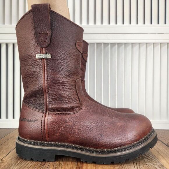 LaCrosse Foreman Wellington HD 11" Work Boots Mens Sz 8 Med Brown Waterproof PT - Picture 1 of 10